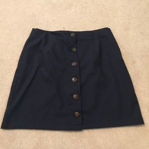 Button Up Cotton Skirt